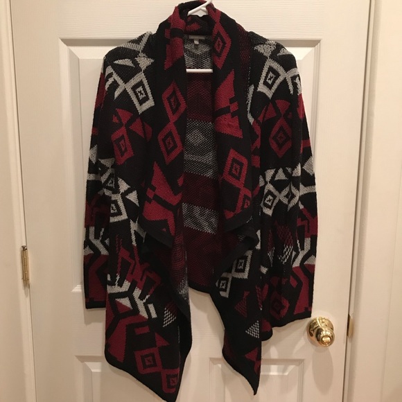 Charlotte Russe Sweaters - Aztec Knit Cardigan Sweater